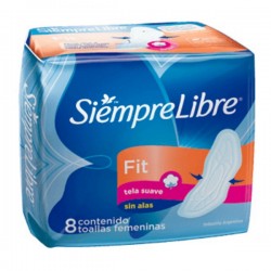 SIEMPRE LIB FIT S/A X 8