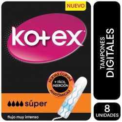 KOTEX TAMPON SUPER X 8